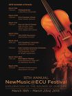 NewMusic@ECU festival poster